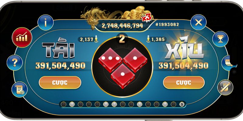Chiến thuật chơi tài xỉu online Hitclub nâng cao cơ hội chiến thắng